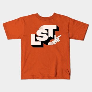 LST White Kids T-Shirt
